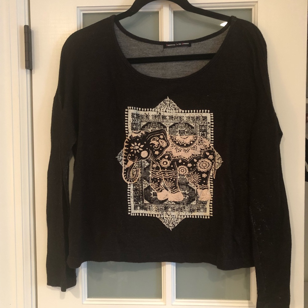 Cropped sweater